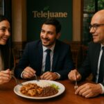 Historia del pollo oriental con frejoles y arroz