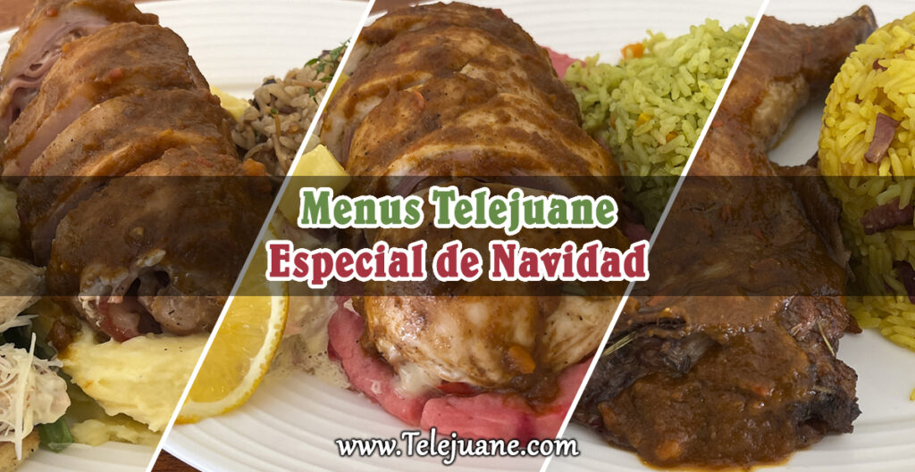 Menú de Navidad de Telejuane.
